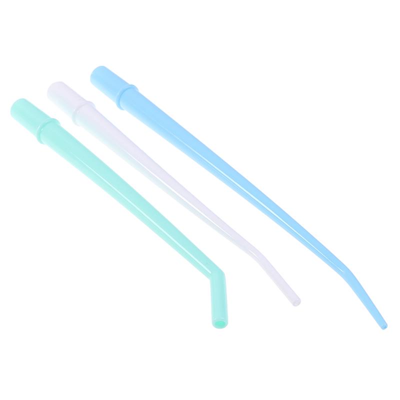 25 Pcs Dental Disposable Elbow Saliva Ejector Suction Tube Surgical Aspirator
