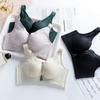 Latex Bra for Women Sexy Lace Tank Top Gather Underwear Collect Double Breast Bra Push Up Invisible Bra Sensual Lingerie