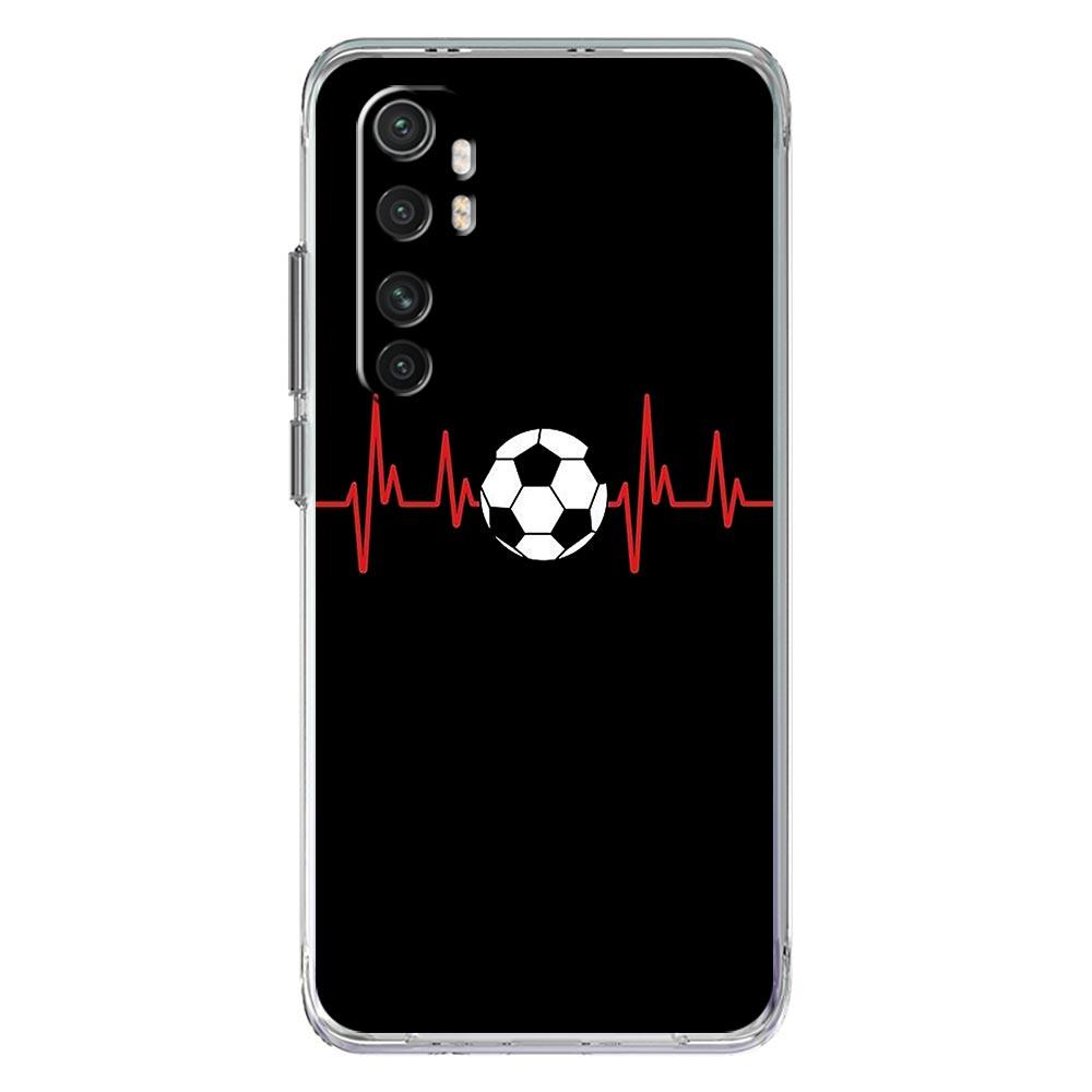 Чехол для телефона «Футболист с изображением футболиста» для Xiaomi Mi 12T 10 12 Lite 11 Ultra 11X 11T Pro Poco X4 X3 NFC F3 M3 M4 5G, прозрачный чехол