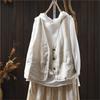 Women Vintage Sleeveless Coats Patchwork Pockets Solid Color Button Summer Female Coats