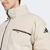 Adidas Warm Removable Hood Long Sleeve Down Jacket Men Jacket Beige JM4614