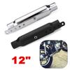 12" Motorcycle Exhaust Muffler Pipe Cafe Racer Exhaust Tip Tail Tube Universal For Honda Yamaha Suzuki Custom Chopper Bobber