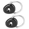 2pcs Kayak D Ring Tie Down Loop Safety Deck Fitting Accessory Parts