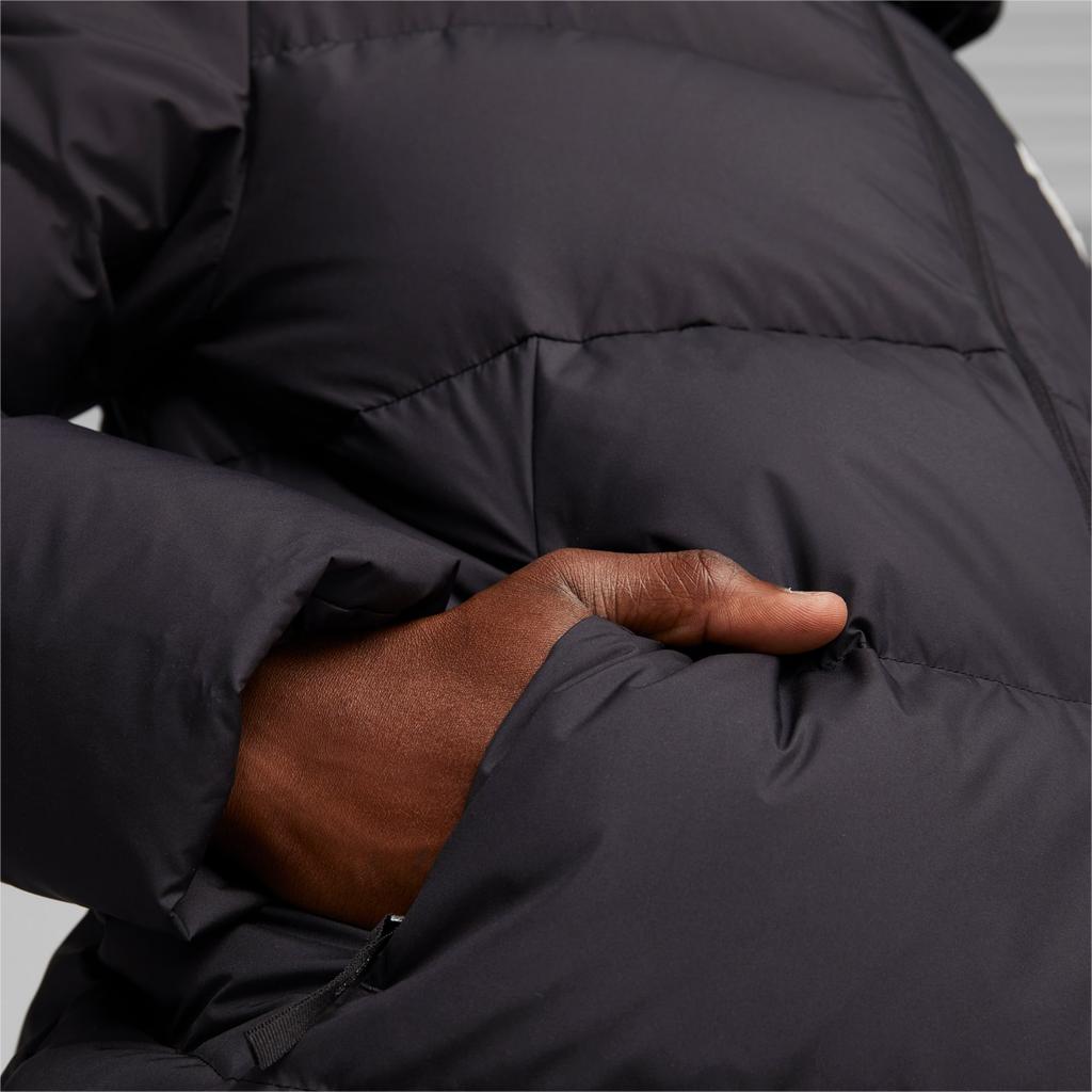 Puma Solid Color Casual Hooded Long Sleeve Jacket Men Jackets Black 849987-01