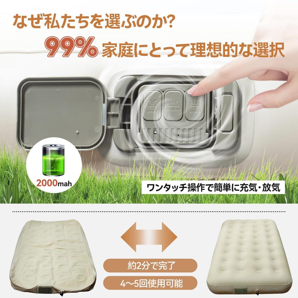 Ограниченная толщина воздушного матраса с электрическим насосом 90 секунд Автоматическая электрическая кемпинговая воздушная кровать Воздушный коврик Складная электрическая кровать Воздушный матрас Одинарная съемная загрузка