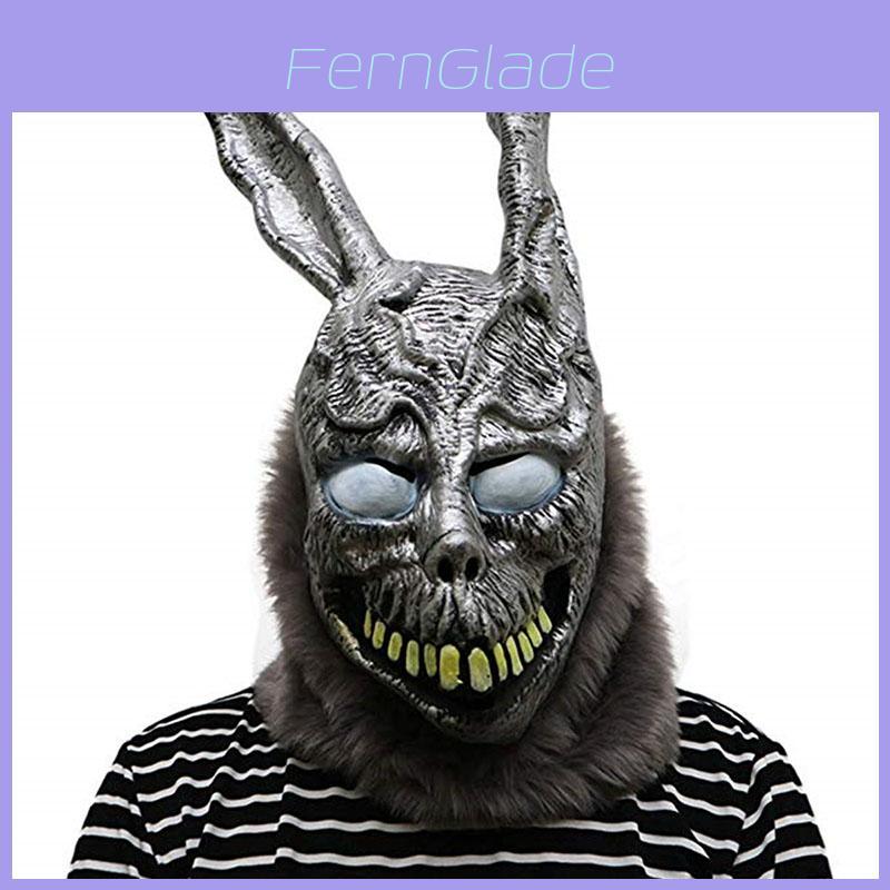 Donnie Frank Darko Rabbit Mask Halloween The Bunny Latex Hood With Mask Fur