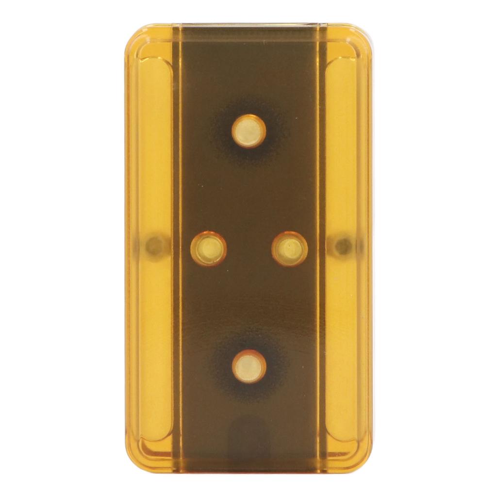 Amber Transparent PEI Slider Toy Stress Relief Decompression Double Track Amber Slider Push Toy