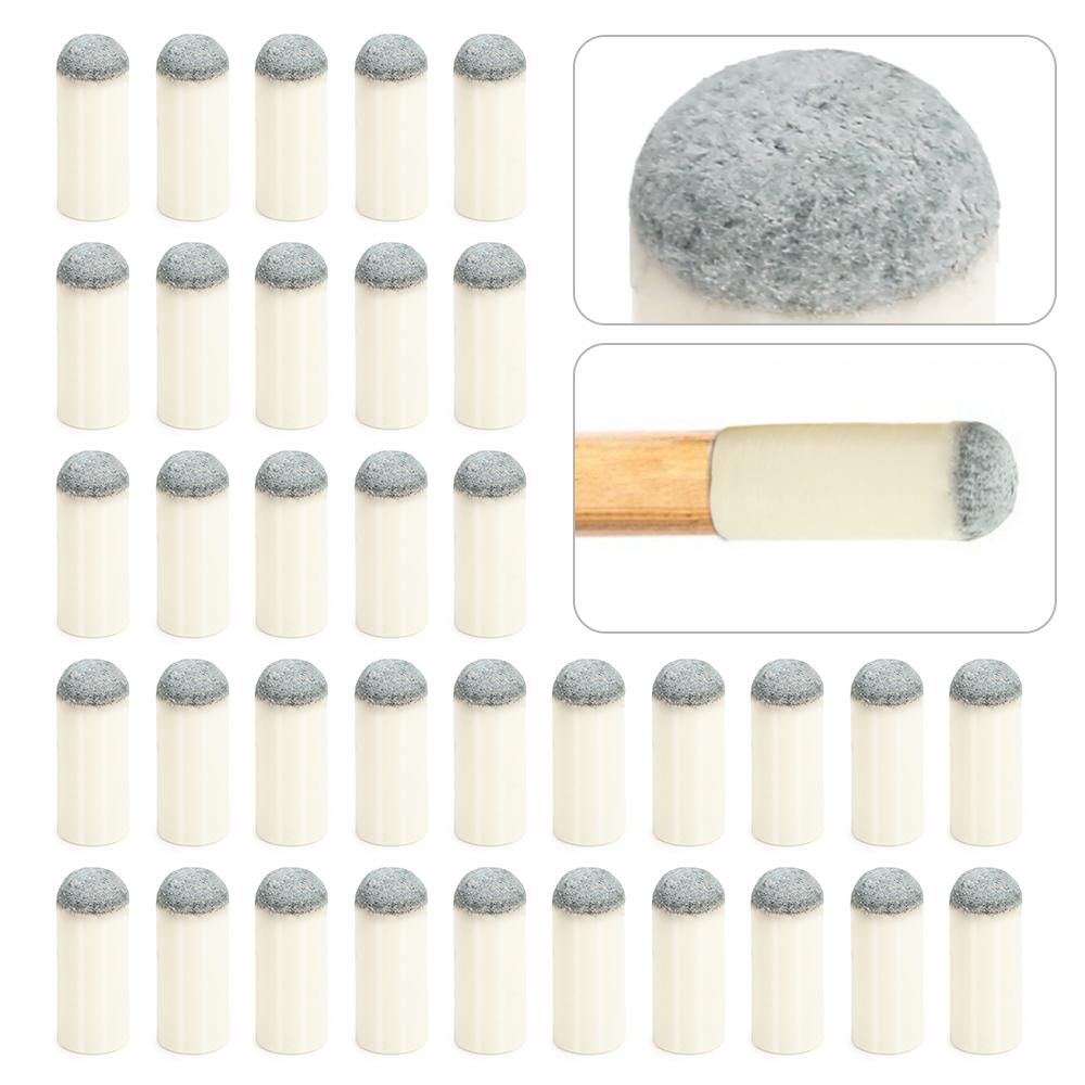 100 шт. Насадки для кия для пула, насадки для бильярдного кия, головка бильярдного кия 9 мм 10 мм 11 мм 12 мм 13 мм