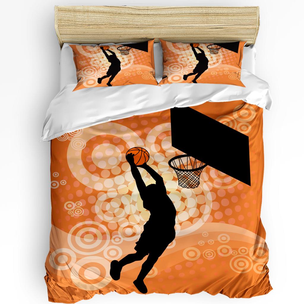 3Pcs Bedding Collection Ice Hockey Playing Field Home Textile Duvet Cover Pillow Case Boy Kid Teen Girl Bedding Covers Collection