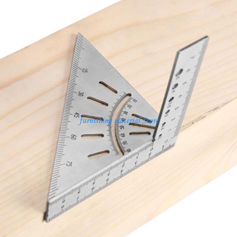 Y5GD Stainless Steel Square Ruler Standard Ruler for Woodworking Measure