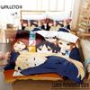Kawaii K-ON! Bedding Set Single Twin Full Queen King Size Bed Set Adult Kid Bedroom Duvetcover Sets 3D Print Anime Bed Sheet Set