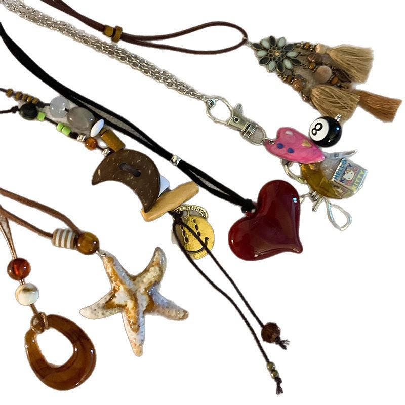 Минималистичное регулируемое акриловое геометрическое ожерелье - Универсальная модная цепочка для свитера