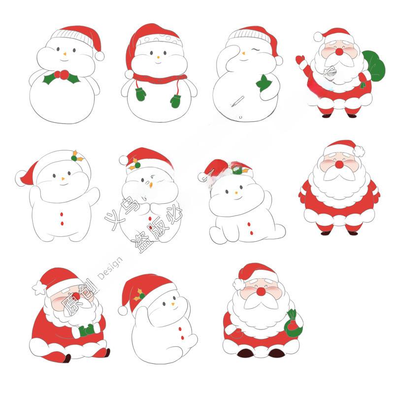 Cute Resin Craft Christmas Decorations Featuring Snowmen Santa And Sea Lion