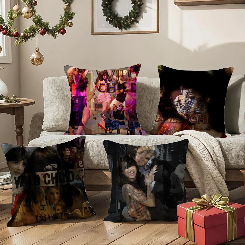 WildChild-S Movie Cushion Cover Pattern Printed Pillowcase For Living Room Sofa Cushion Cover & Bedroom Decor
