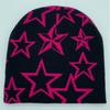 Hip Hop Pentagram Knit Hat Pullover Hats Casual Ski Hats Party Cold-proof Cap  Autumn Winter