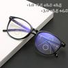 Progressive Multifocal Reading Glasses Women Men Anti-blue Light Hyperopia Eyeglasses Near and Far Presbyopic Spectacles Eyewear