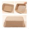 Cat Pet Litter Tray Semi Enclosed Sifting Open Cats Pan for Small Animals