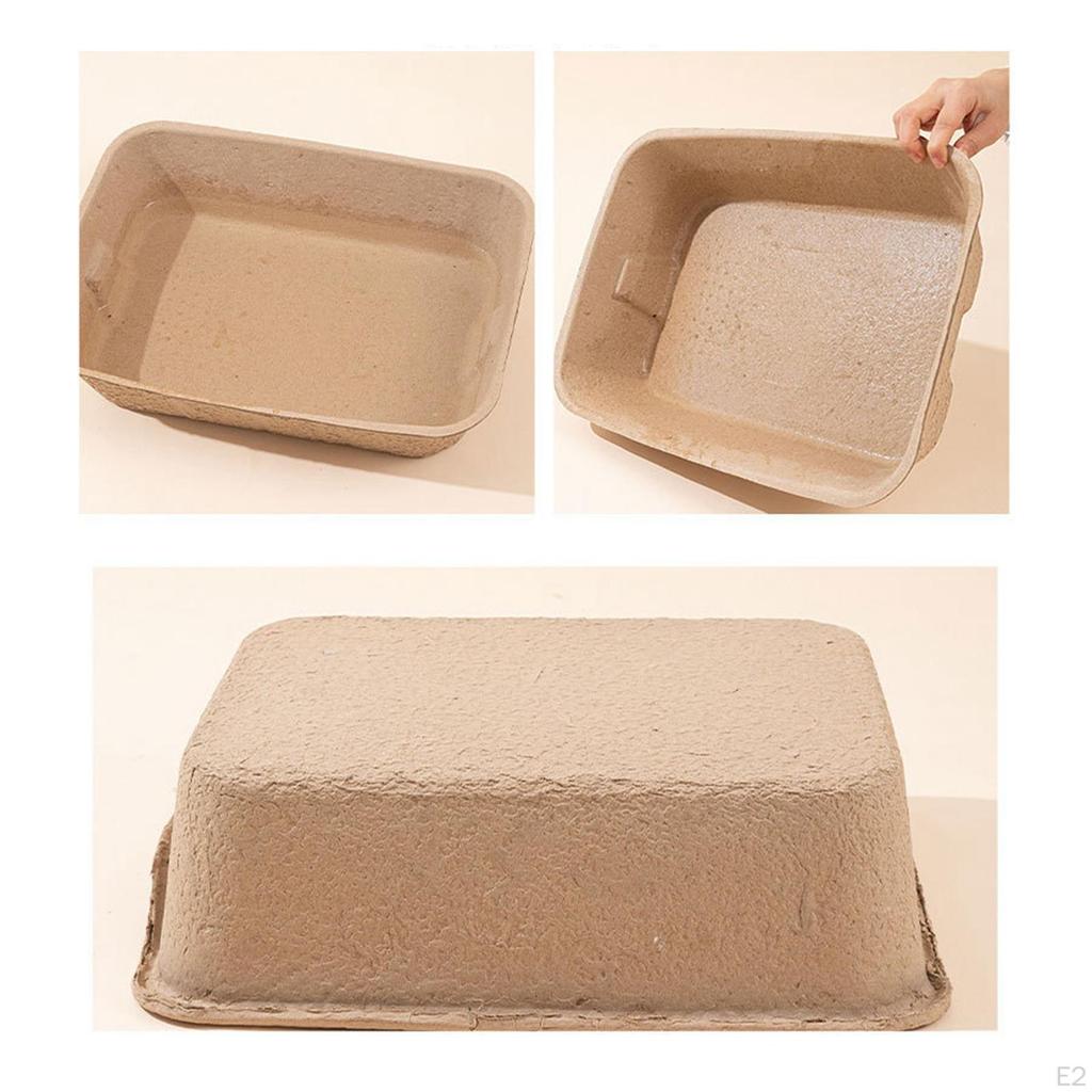 Cat Pet Litter Tray Semi Enclosed Sifting Open Cats Pan for Small Animals