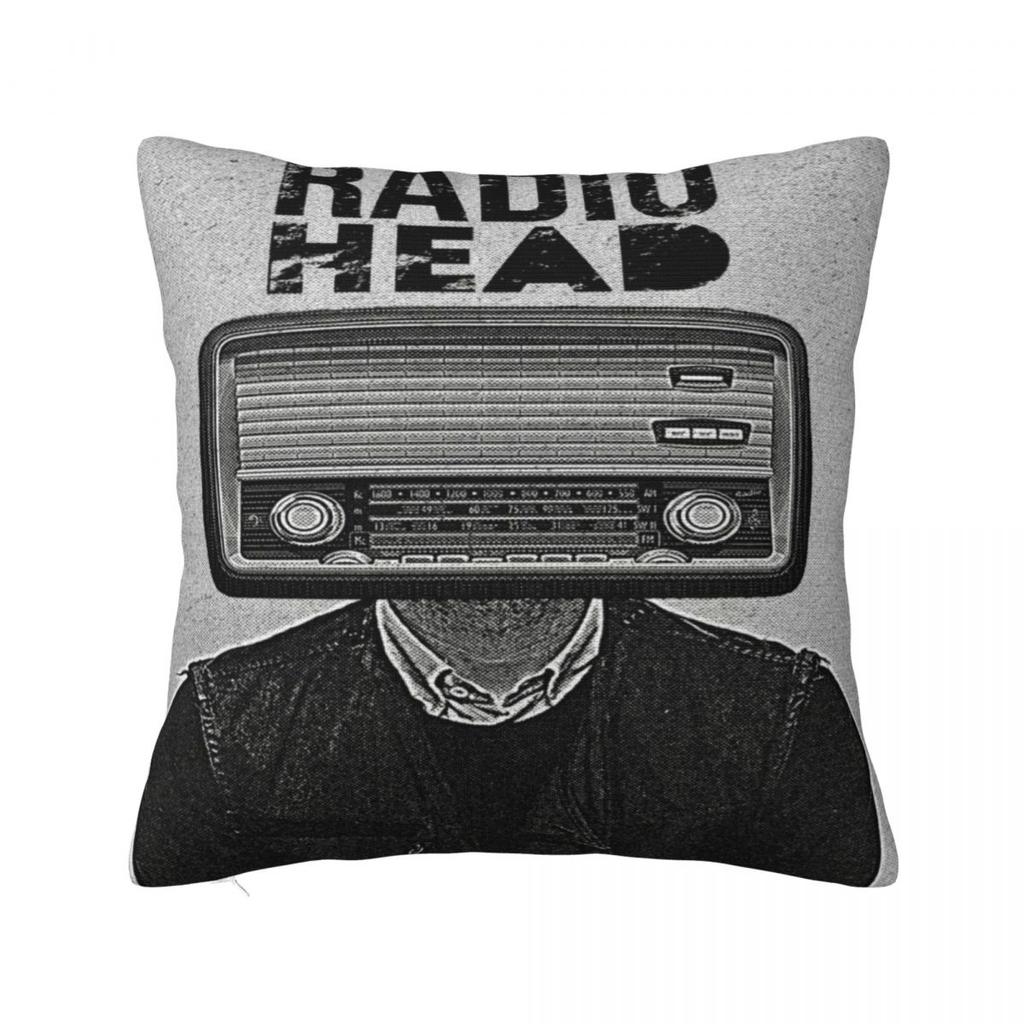 Radiohead Rock Metal Band Pillowcase Cushion Cover Throw Pillow Cover Soft And Sweet Chair Decoration Zippered Multi Size