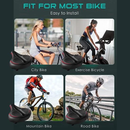 Велосипедное седло Эргономичное Амортизация Высокая эластичность Водонепроницаемое Противоскользящая пена Седло для горного велосипеда Велосипедное седло Велосипедные принадлежности