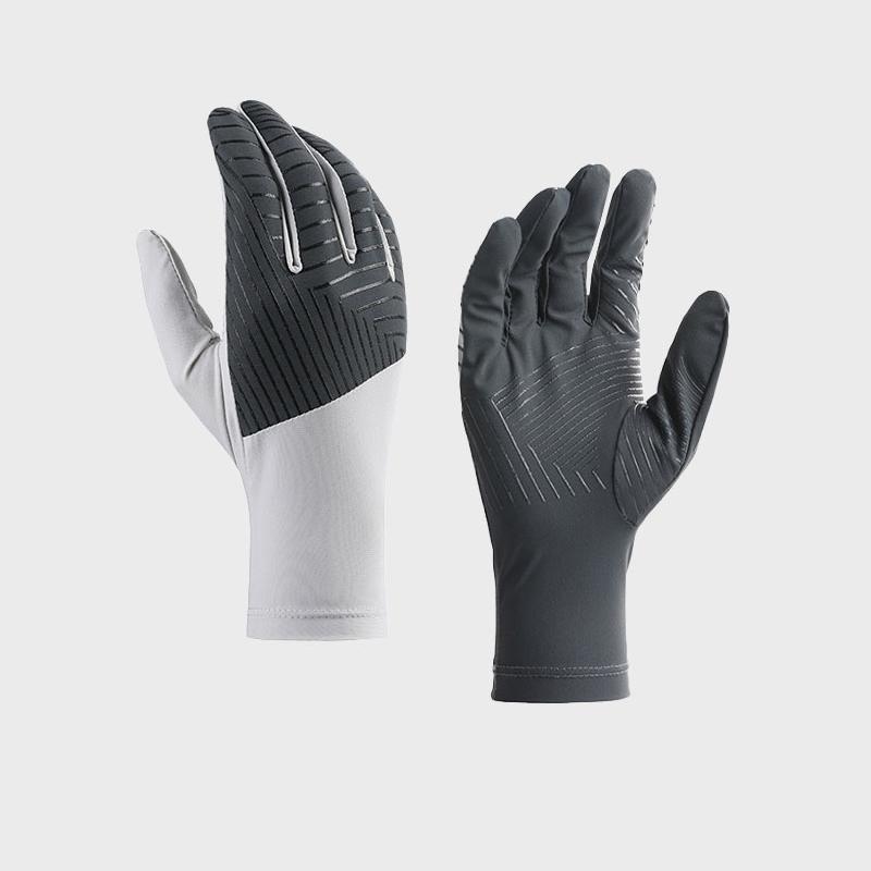 Spring Summer Men's Sunscreen Non-slip Touch Screen Mountaineering Breathable Cycling Gloves