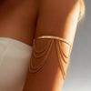 Thin Chain Arm Bangles Open Adjustable Tassel Pendant Bangle Chain Pendant Bangle  Boho Personality