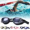 Профессиональные очки для плавания с покрытием против запотевания линз, эластичная повязка на голову, регулируемый носовой упор, очки для плавания для взрослых, очки для плавания