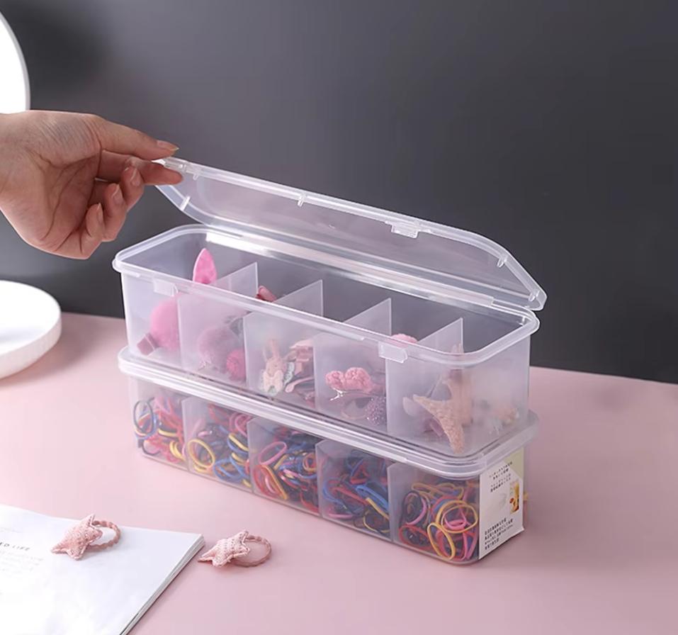 Коробка для хранения аксессуаров для волос, Органайзер для ювелирных изделий, Многофункциональная коробка для хранения ювелирных изделий, заколок для волос, ободков, карточек для волос