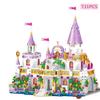 QL1106 Замок принцессы, серия для девочек, детские интеллектуальные сборные строительные блоки, игрушки