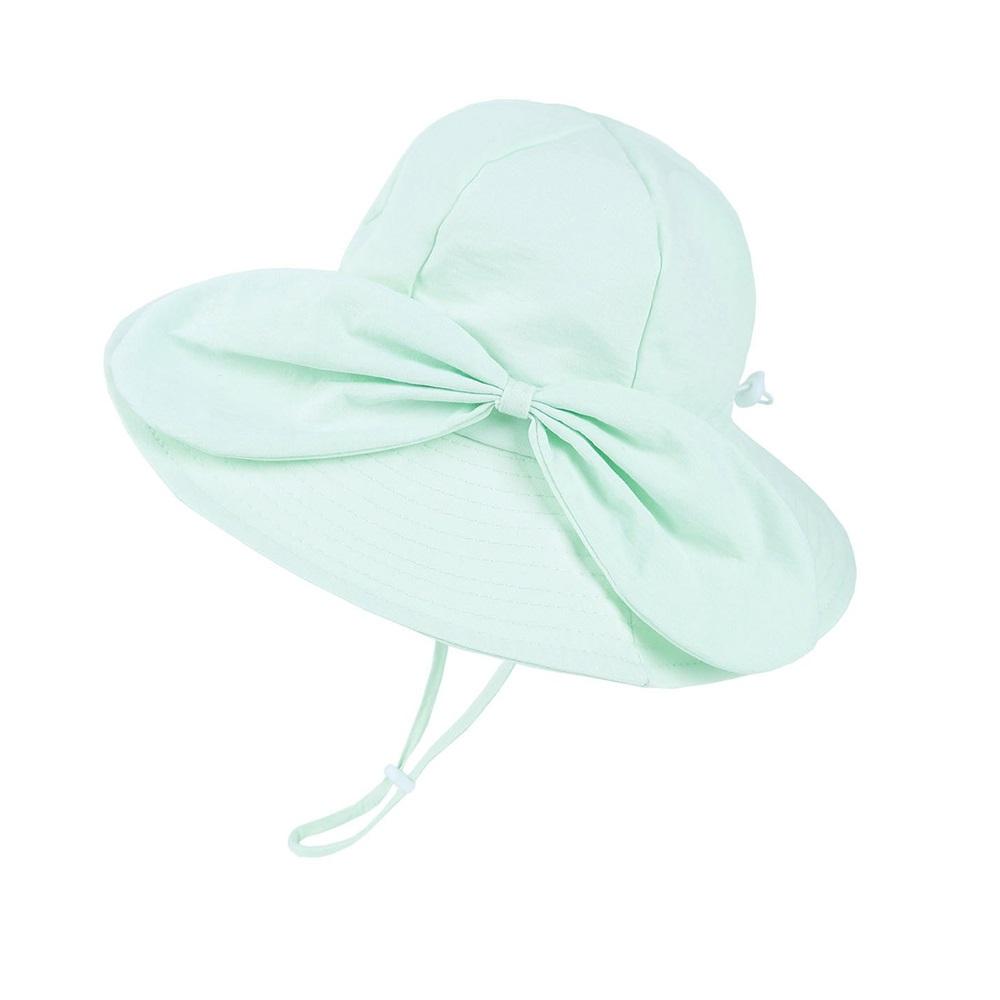 New Panama Summer Big Brim Bowknot Baby Sun Hat for Girls Beach Sun Cap Autumn Kids Fisherman's Cap Outdoor Baby Bucket Hat