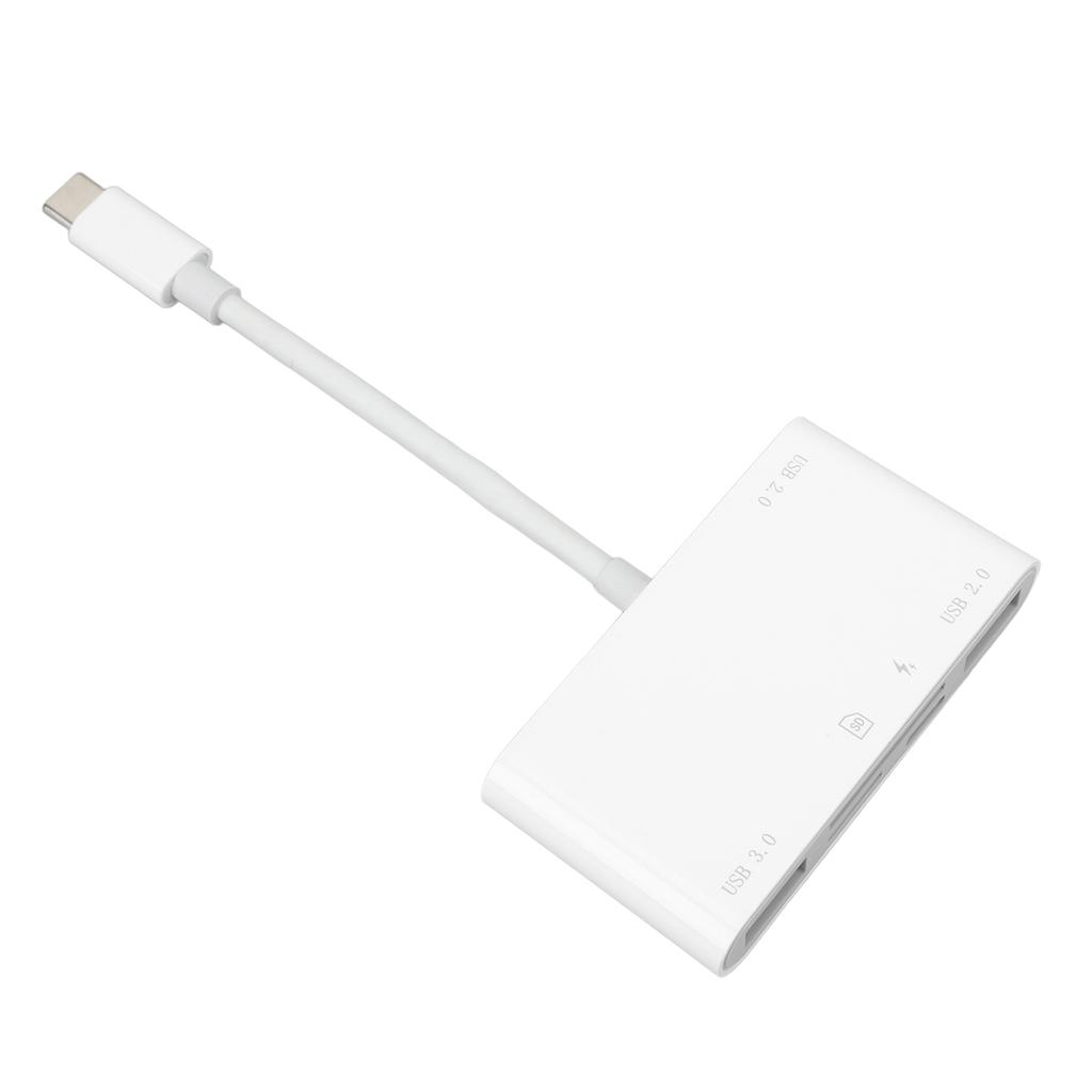 Картридер 6 в 1, Plug and Play, высокоскоростной USB C адаптер для карт памяти для смарт-камер, телефонов, ноутбуков