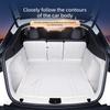 Xiaomi Для Tesla Model Y Juniper 2025 2026 Коврик в багажник Полное покрытие Кожаный коврик в багажник Подстилка для груза Аксессуар для защиты заднего багажника автомобиля