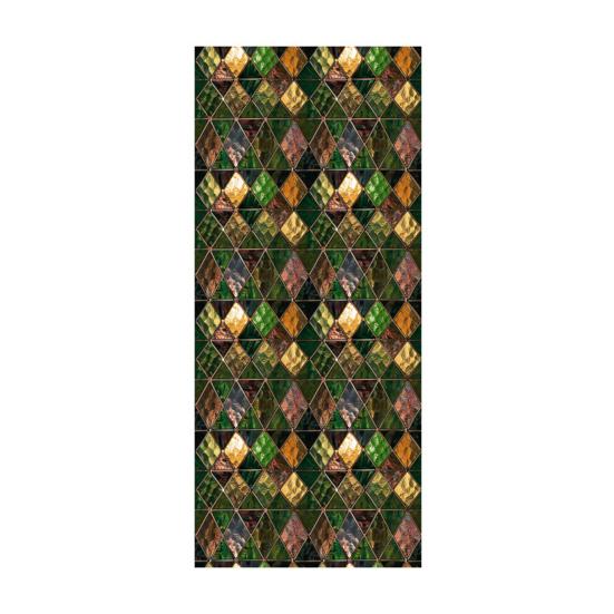 Yousheng Винтажная наклейка из витражного стекла Съемная Водонепроницаемая Статическая наклейка на окно Дом Офис Комната Церковь Декоративная Конфиденциальная Оконная пленка