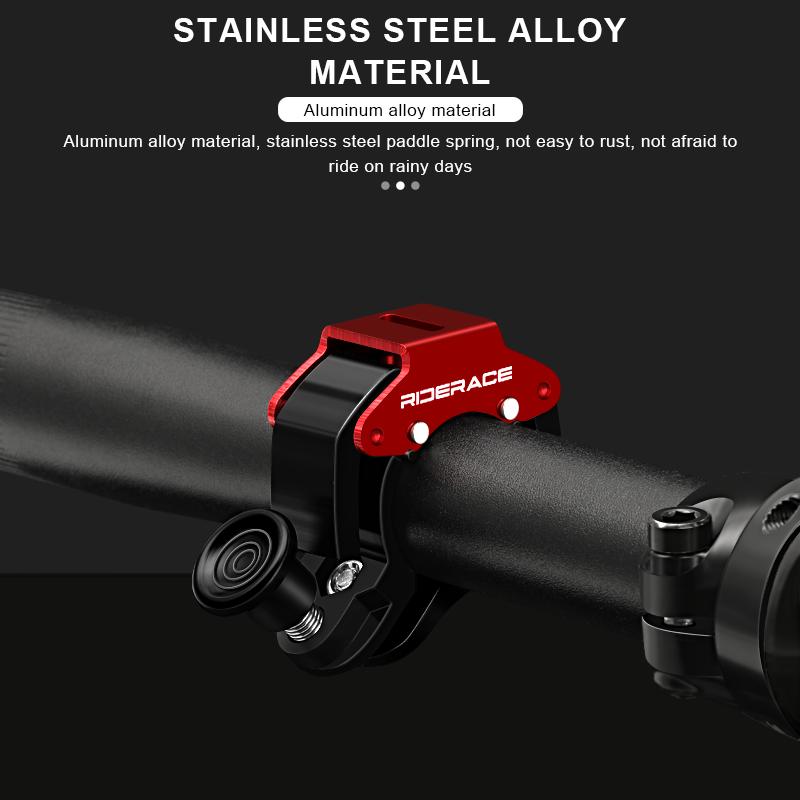Мини-велосипедный звонок 90-100 дБ, громкий и чистый звук, велосипедный звонок на руль, прочный портативный звуковой сигнал для безопасности, аксессуары для велоспорта