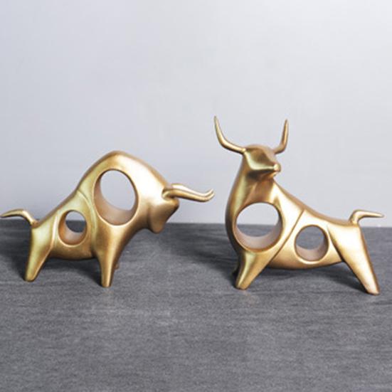 Unique Cattle Sculpture Bull Shape Display Mold Long Lasting