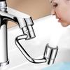 Flexiflow Rotating Faucet Extender Easily Install 1080° Rotation Splash-Proof Design for Facial Cleaning Washing Dishes