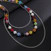 Jeans Chain Punk Belt Chain Zinc Zinc Zinc Alloy Pants Chain Colorful Rhinestone Bead Waist Chain Steet