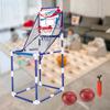 Basketball Hoop Arcade Game with 2 Balls and Hoop, Indoor Outdoor Sport Play Toy for Kids Age 6 7 8