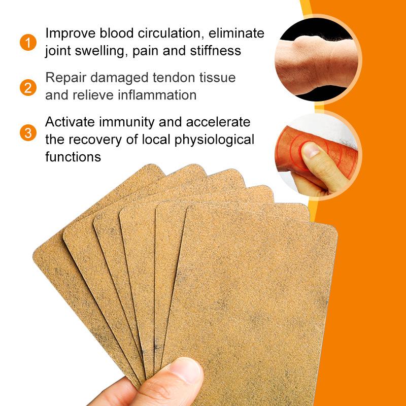 Sumifun Имбирь Черный Пластырь Самонагревающаяся Паста Для Облегчения Боли В Запястье Боль В Большом Пальце Травяной Пластырь