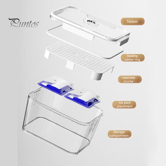 2300/5500 мл герметичная коробка для хранения с диском для записи времени многоразовый контейнер для хранения продуктов фрукты овощи коробка для хранения хлеба для кухонного стола