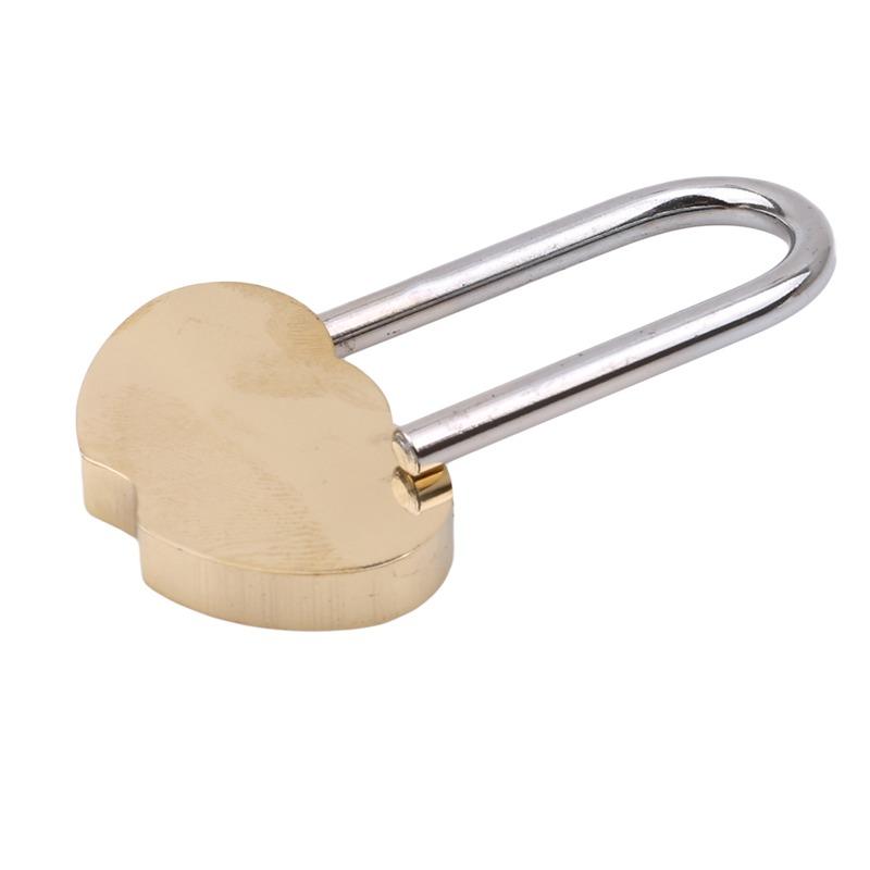 Сердце День Святого Валентина Годовщина 1 шт. Пара Замок Замок Любовь Замок Выгравированный Двойной Подарок