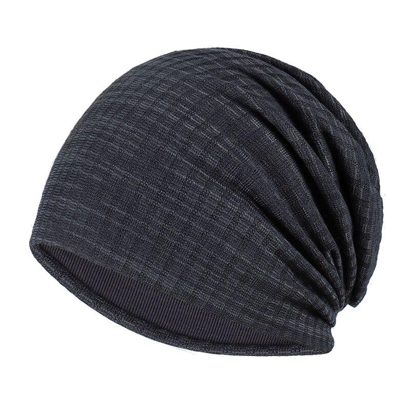 Унисекс для мужчин и женщин, однотонные шапки-бини, вязаная шапка из хлопчатобумажной ткани, большие шапки в стиле хип-хоп, берет