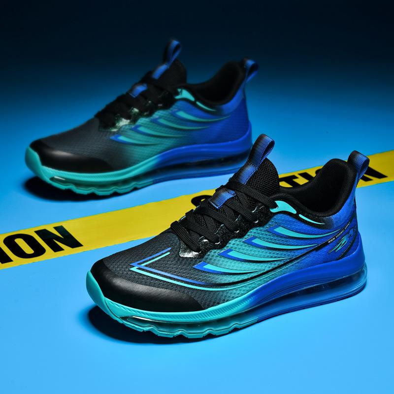2025 кроссовки для бега с воздушной подушкой по всей стопе мужские внешнеторговые большого размера спортивные сверхлегкие амортизирующие легкие мужские кроссовки молодежные спортивные ст