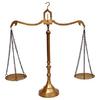 Vintage Balance Scale Antique Brass Weight & Measure Justice Lawyer Office 23"