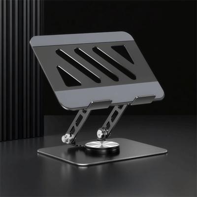 360° Rotating Laptop Stand Carbon Steel Tablet Foldable Stand All-Metal Tablet Stand Hands-Free