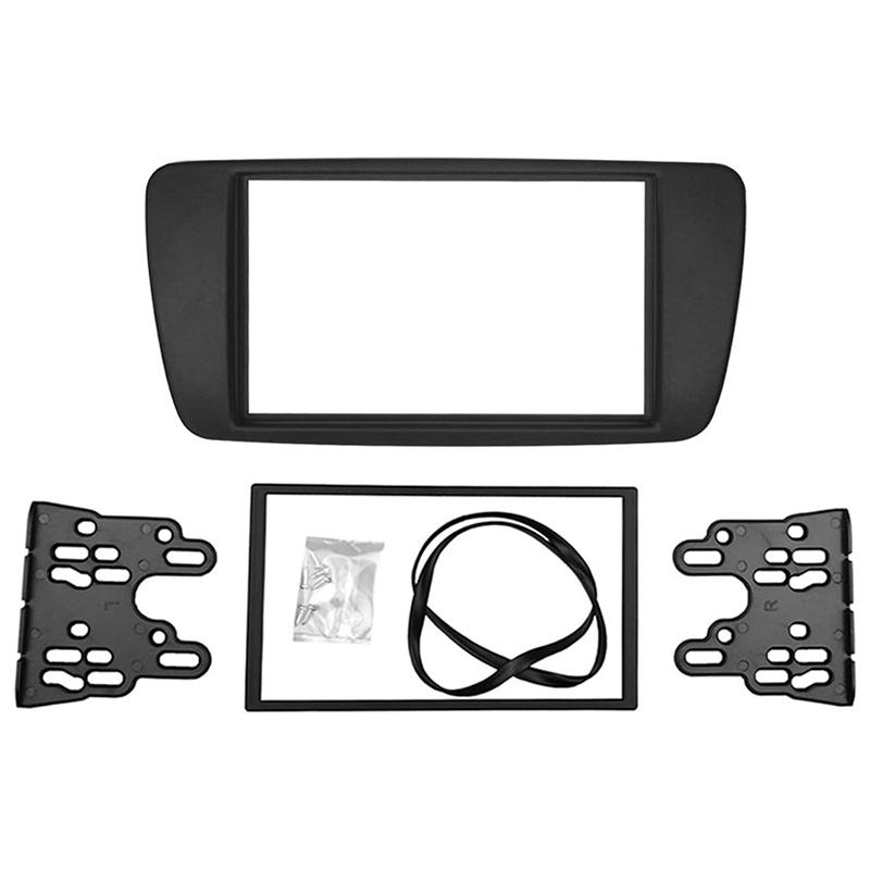 Двойная 2-DIN панель для установки аудиосистемы, GPS, стерео, CD-плеера в Seat Ibiza 2008-2015, рамка, установочный комплект для DVD