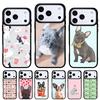 Мягкий чехол для телефона с французским бульдогом для iPhone 17 16 15 14 13 Pro Max Задняя крышка для 12 11 Pro Coque