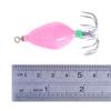 50.6g Luminous Swivel Squid Jigs Hooks Soft Rubber Octopus Hook Baits Simulation Squid Bait Tackle Lures Squid Jig