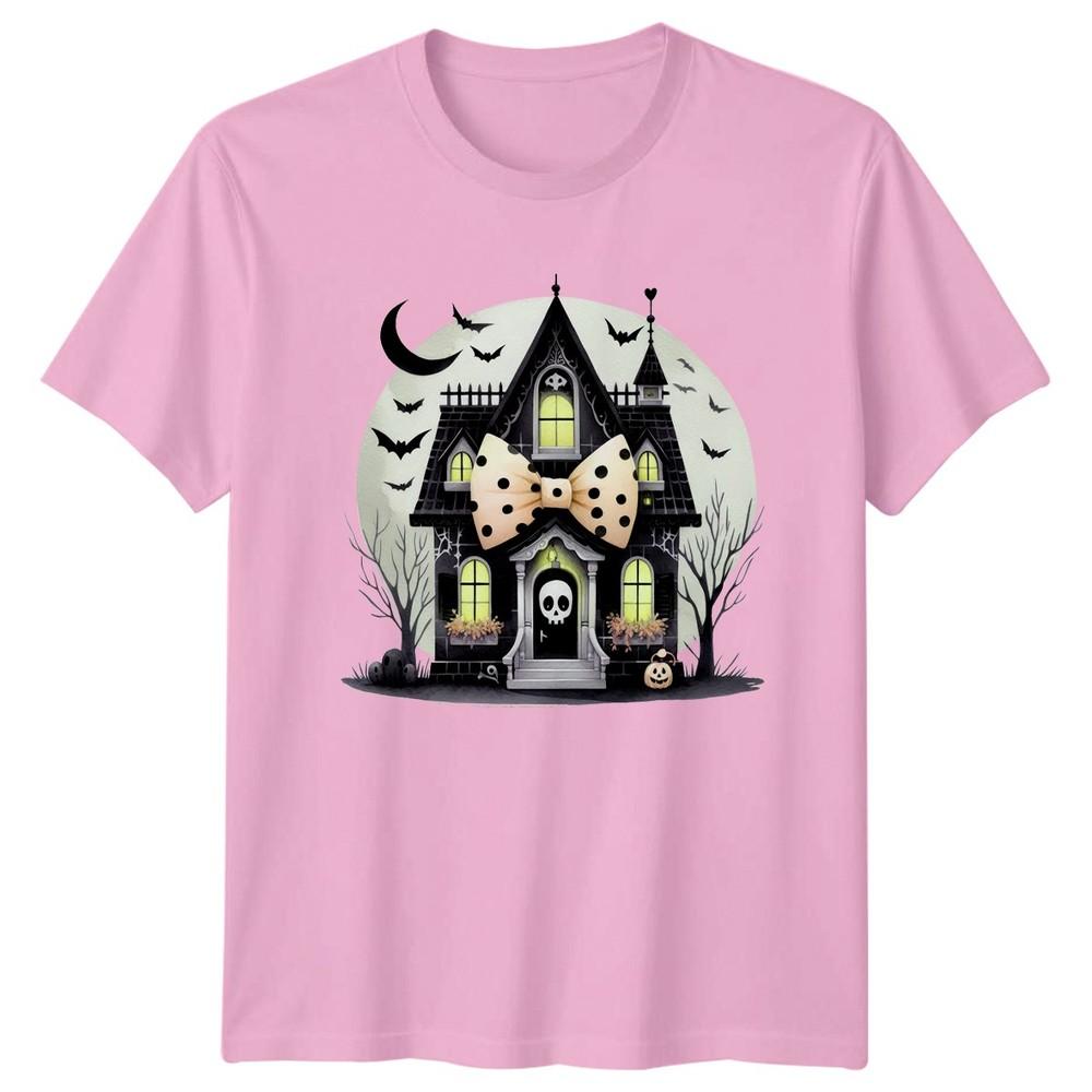 Унисекс Футболка Coquette Haunted House Coquette Хэллоуин Хэллоуинский Подарок Для Нее