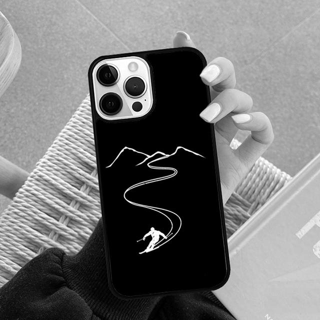 Чехол для телефона iPhone 17 Air 14 15 16 13 12 Max с изображением катания на лыжах, снега, сноуборда, лыж. Чехол для Apple iPhone 17 Air 11 Pro Max Plus SE2020